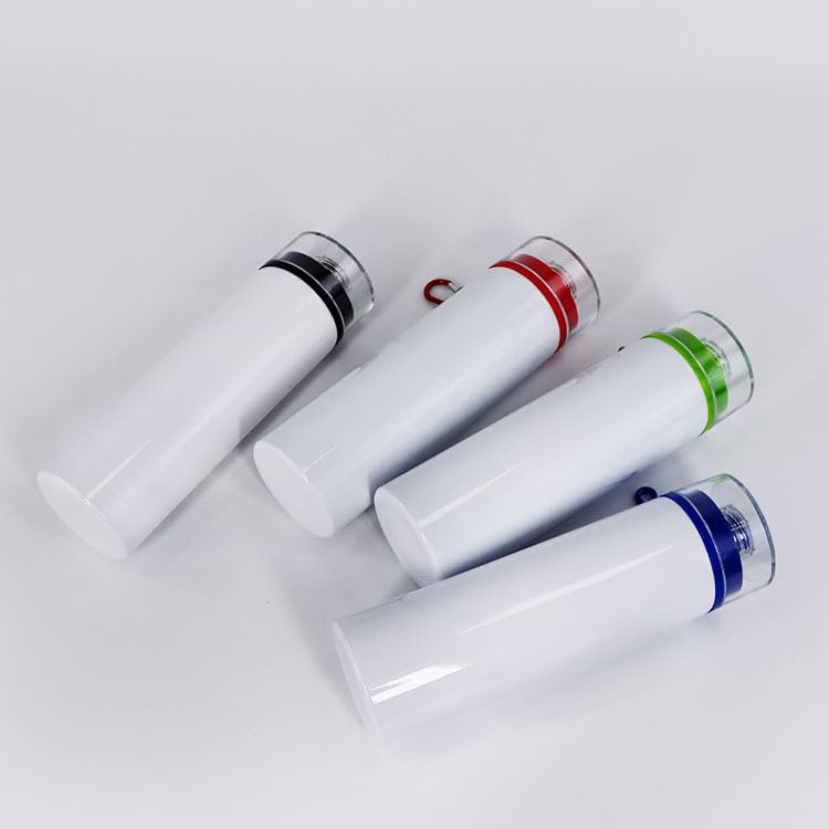 8pcs 750ml/25oz Sublimation Blank Aluminum Sports Bottle With Color Lids DIY Heat Press Outdoor Sport Water Bottle with Cover