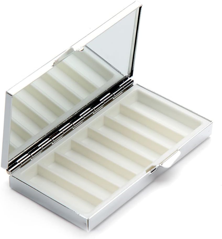 20pcs Sublimation Blank Pill Box Metal Rectangle 7 Compartment Medicine Pill Case One Week,DIY Heat Transfer Print Portable Pocket or Purse Pill Box Unique Gift