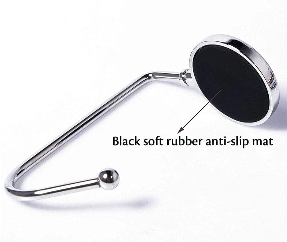 SCCFMM 20 Pack Sublimation Blank Purse Hook Hanger, DIY Heat Transfer Print Metal Hook Long Handbag Hanger for Table Desk,Portable Bag Holder Under Counter Handbags Hook for Women Girl