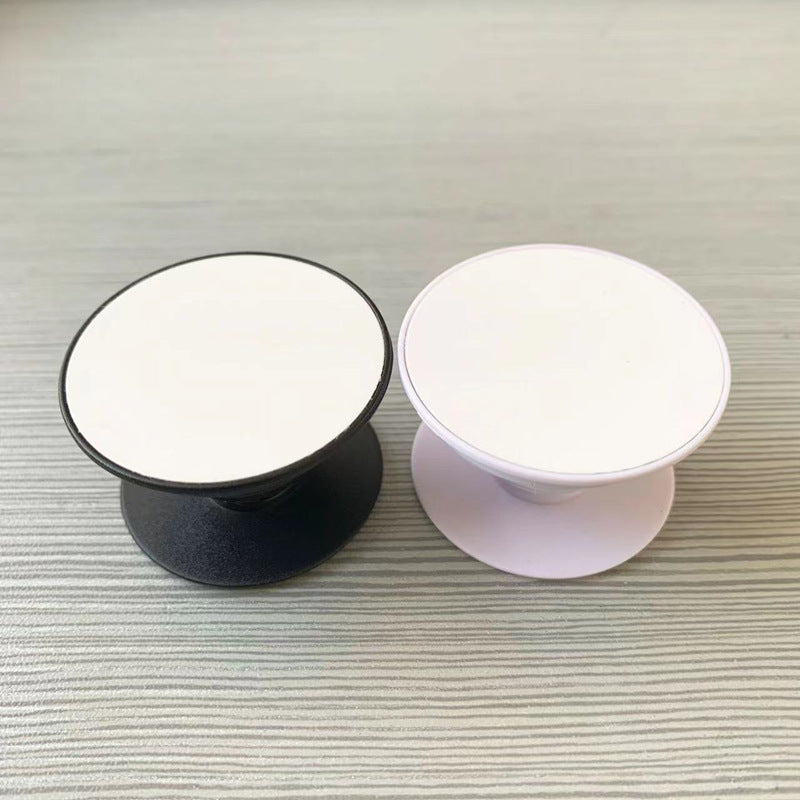 50pcs Sublimation Blank Phone Holders Adhesive Finger Holders Collapsible Phone Stand Brackets For Thermal Transfer Print Logo