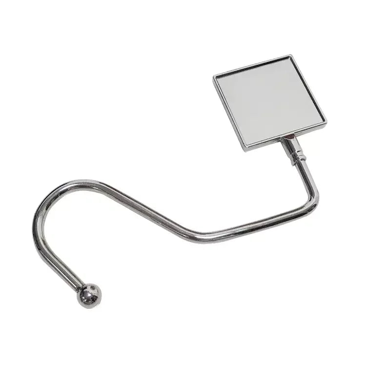 20pcs Sublimation Blank Metal Hooks Table Bag Hanger Lady Women Men Handbag Holder Craft Christmas Gifts for Custom Printing Logo