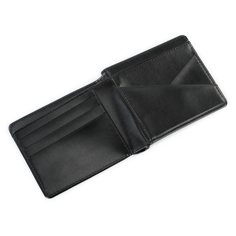 10pcs PU Leather Sublimation Blank Hand Bag Wallet Clip Purse Multi Card Holder with Pocket for Men and Women Gift