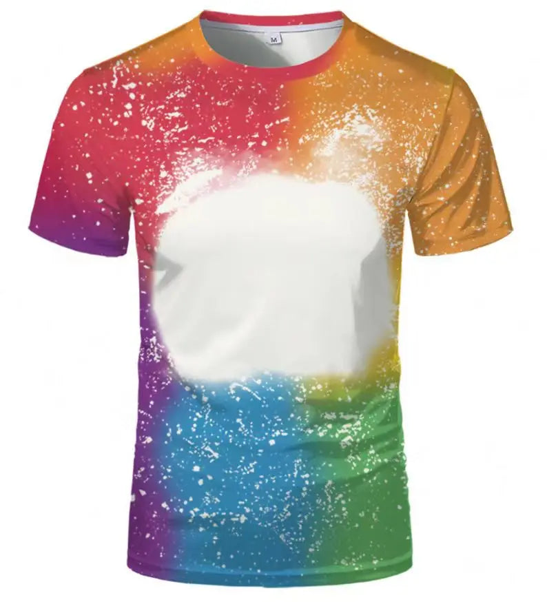 Woman T-Shirts Casual Loose Tops Polyester Tee shirt Sublimation Blank Short Sleeve For Heat Tranfer Printing Photo Text