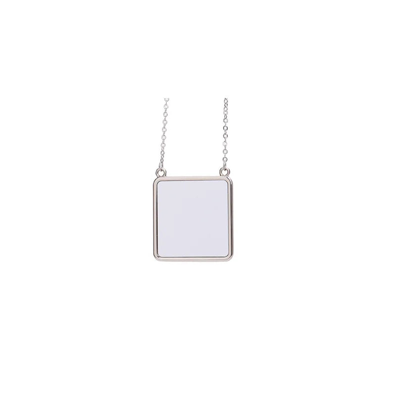 10pcs Angle Wing Pendant Necklace Sublimation Necklaces Heart Pendants Jewelry For Custom Anniversary&Valentine's Day Gift