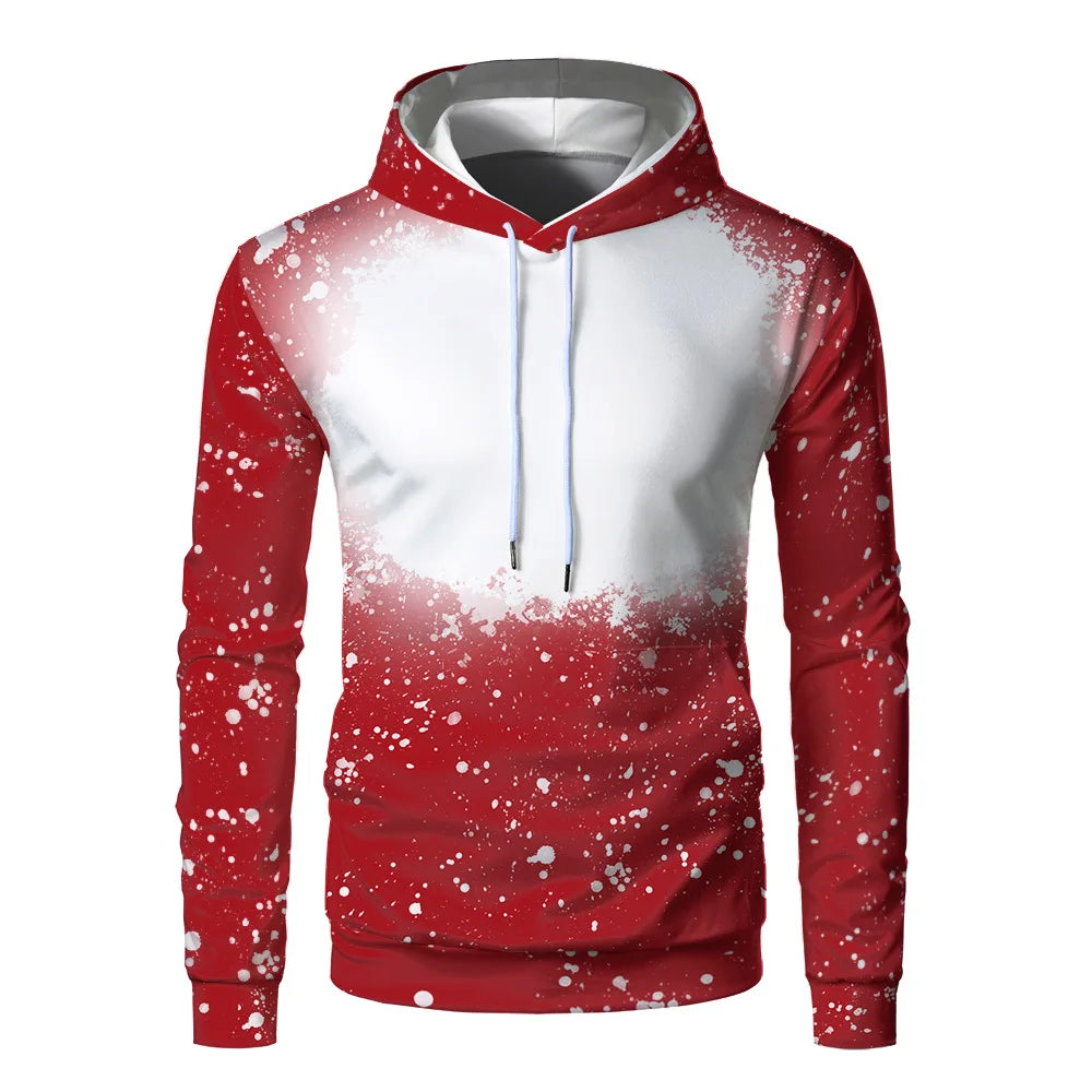 Sublimation Hoodies Blanks 100% Polyester Sweatshirt Pullover Wholesale Loose Clothes for Heat Transfer Print