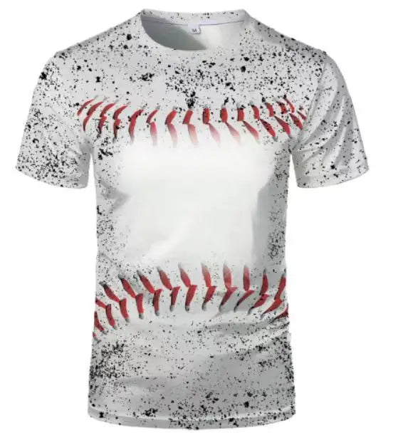 Woman T-Shirts Casual Loose Tops Polyester Tee shirt Sublimation Blank Short Sleeve For Heat Tranfer Printing Photo Text