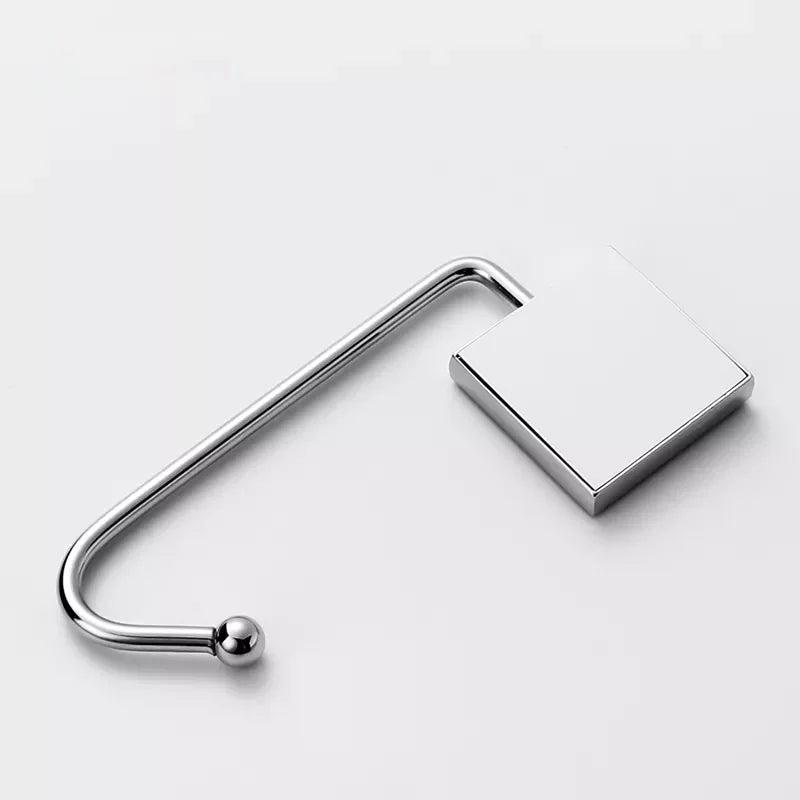20pcs Sublimation Blank Metal Hooks Table Bag Hanger Lady Women Men Handbag Holder Craft Christmas Gifts for Custom Printing Logo
