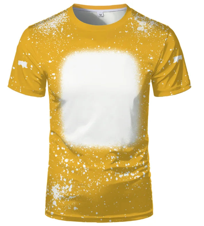 Woman T-Shirts Casual Loose Tops Polyester Tee shirt Sublimation Blank Short Sleeve For Heat Tranfer Printing Photo Text