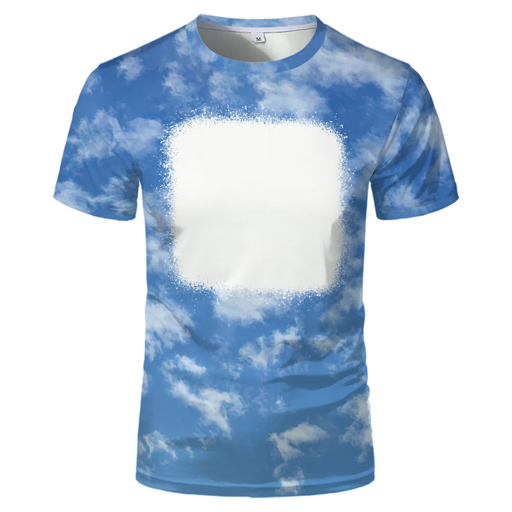 Woman T-Shirts Casual Loose Tops Polyester Tee shirt Sublimation Blank Short Sleeve For Heat Tranfer Printing Photo Text