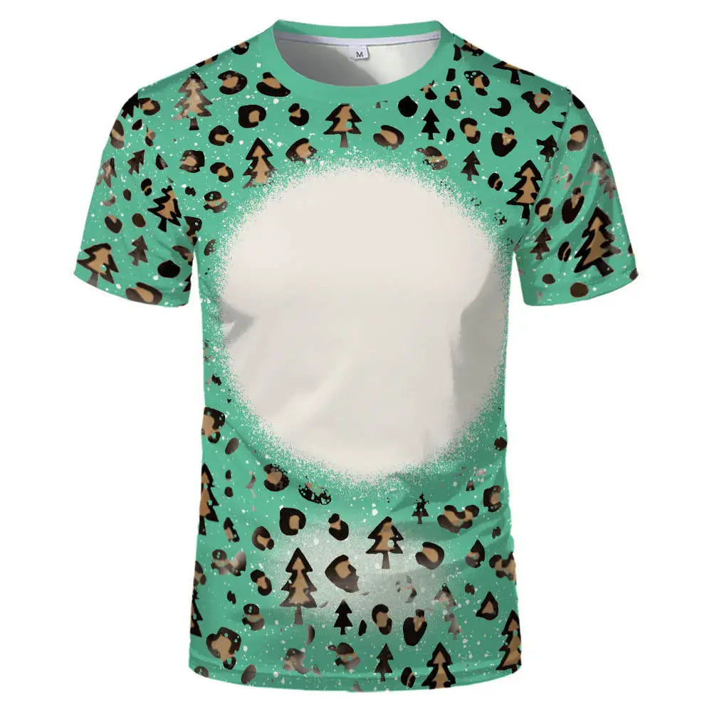 Sublimation Blank Polyester T-shirt Adult Kids Summer Casual Short Sleeve Round Neck Tops Tees Clothing for DIY Personalized