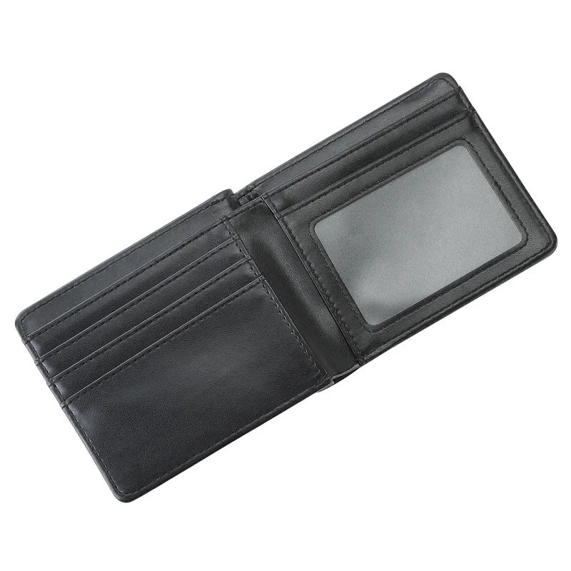 10pcs PU Leather Sublimation Blank Hand Bag Wallet Clip Purse Multi Card Holder with Pocket for Men and Women Gift