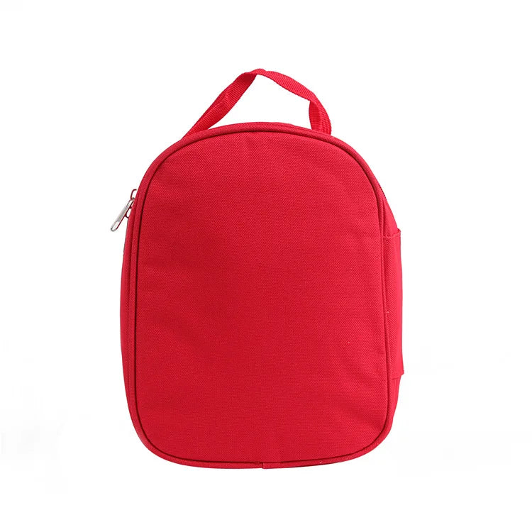 6pcs Sublimation Blank Insulated Lunch Bag Tote Travel Picnic Handbags Lunch Box Thermal Bag For Heat Transfer Print