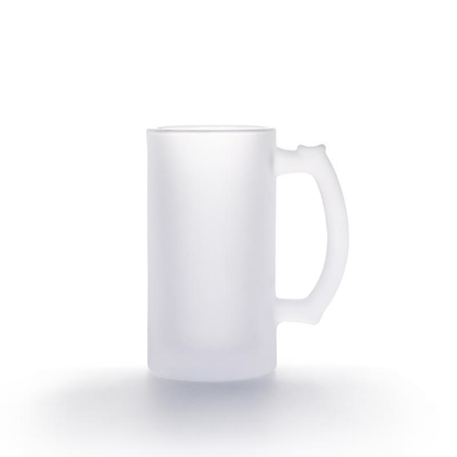 2pcs Top Quality Clear Frosted Glass Beer Mug 16OZ Sublimation Blank Printing Coffee Mug Tea Cup