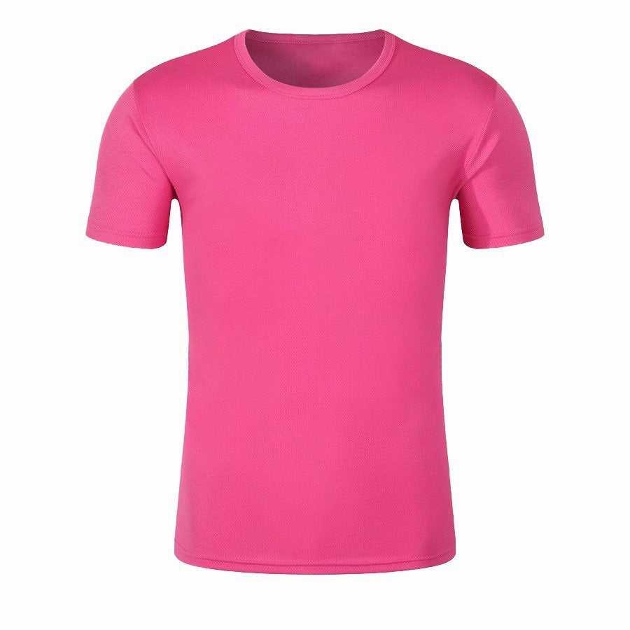 5pcs Quick Dry Clothes Sublimation Mesh Plain Sports T-shirt Adults Polyester Tee Tops For Heat Transfer Print