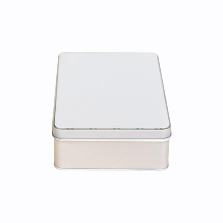 5 Pieces Sublimation Blank Metal Candy Tin Box with Lid Metal Trinket Tins Container Rectangle Shape for DIY Heat Transfer Print
