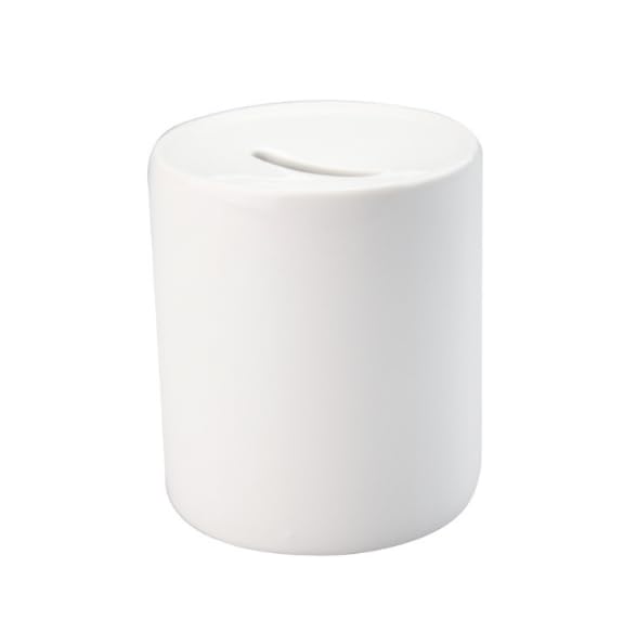 3 Pieces Sublimation Blank White Piggy Bank, DIY Heat Transfer Print Child to Cherish Ceramic Pig Money Piggy Banks for Boys Girls Kids
