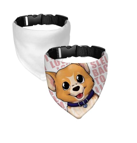 30 Pieces Sublimation Blank DIY Dog Bandana Collar with Adjustable Buckle,Strong D-Ring Dog Bandana, Adjustable Pet Collar with Quick Release Buckle for DIY Heat Transfer Print (M)
