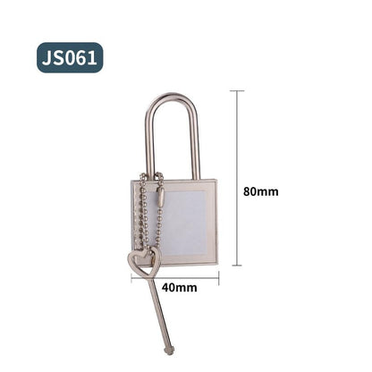 15 Set Sublimation Blank Safety Locks Chest Padlock Mini Locker Small Jewelry Boxes Locker Sublimation Diary Lock Backpack Lock Mini Padlock with Key Metal for DIY Heat Transfer Print