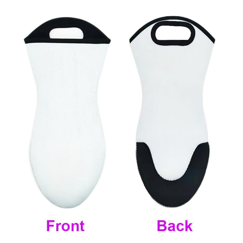20 Pieces Blank Sublimation Neoprene Oven Glove DIY Heat Transfer Print Heat Resistance Oven Gloves for DIY Kitchen Dining Room Accessories