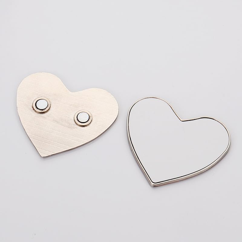 15 Pack Sublimation Magnet Blanks Metal Refrigerator Magnets - Zinc Alloy Personalized DIY Heat Transfer Print Fridge Magnet Sublimation Blanks Products for Kitchen Office Decorative