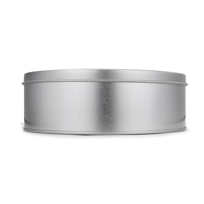 5 Pieces Sublimation Blank Metal Candy Tin Box with Lid Metal Trinket Tins Container Round Shape for DIY Heat Transfer Print