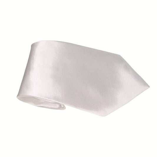 20 Pcs Sublimation Blank White Ties Set for Men DIY Heat Transfer Print Blank Necktie Men's Plain Satin Tie Pure Color Polyester Tie Heat Transfer Neckwear for Wedding Party Formal Occasion 55 Inch