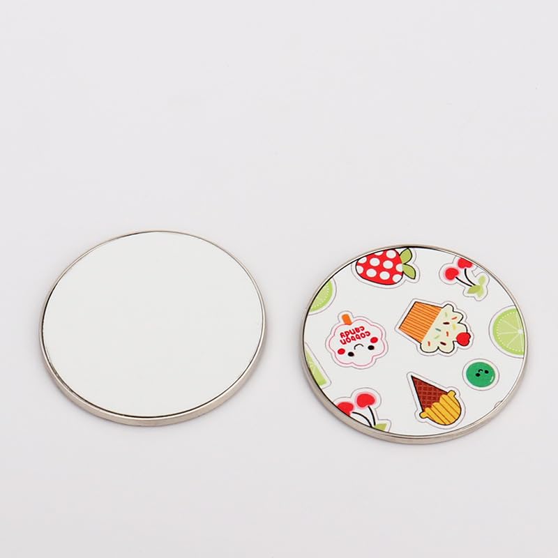 15 Pack Sublimation Magnet Blanks Metal Refrigerator Magnets - Zinc Alloy Personalized DIY Heat Transfer Print Fridge Magnet Sublimation Blanks Products for Kitchen Office Decorative
