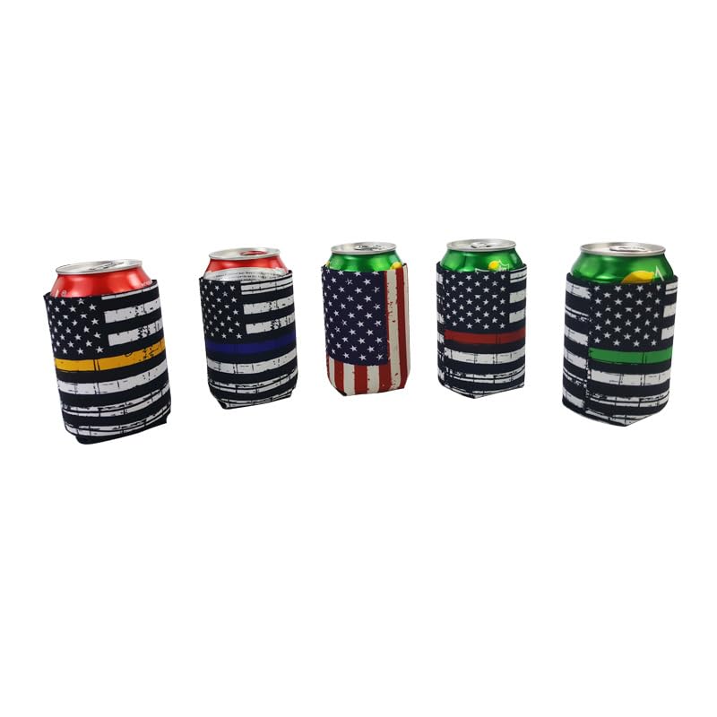 40 Pack Sublimation Blanks Can Coolers, Neoprene Beer Can Cooler Sleeves, DIY Print Collapsible Insulated Reusable Soda Cover Drink Coolies Beer Sleeves for Weddings Bachelorette Parties Party Favors