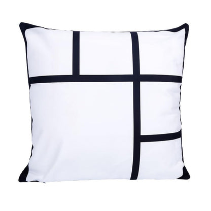SCCFMM 20 Pieces Sublimation Blank 6 Panel Pillow Case Sublimation Polyester Pillow Cover DIY Heat Transfer Print Case Throw Pillow Covers 15.7 x 15.7 Inch for Sofa Couch