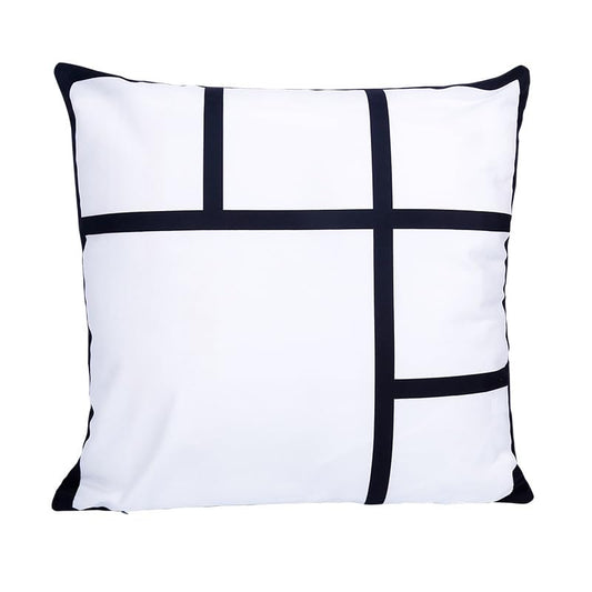 SCCFMM 20 Pieces Sublimation Blank 6 Panel Pillow Case Sublimation Polyester Pillow Cover DIY Heat Transfer Print Case Throw Pillow Covers 15.7 x 15.7 Inch for Sofa Couch