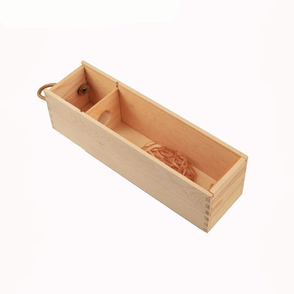 2 Pack Sublimation Blank Wooden Red Wine Boxes with Sublimation MDF Parts for DIY Heat Transfer Print Crafts, Gifts, Birthday and Party Wedding Staff Employee Appreciation Father Day Gift