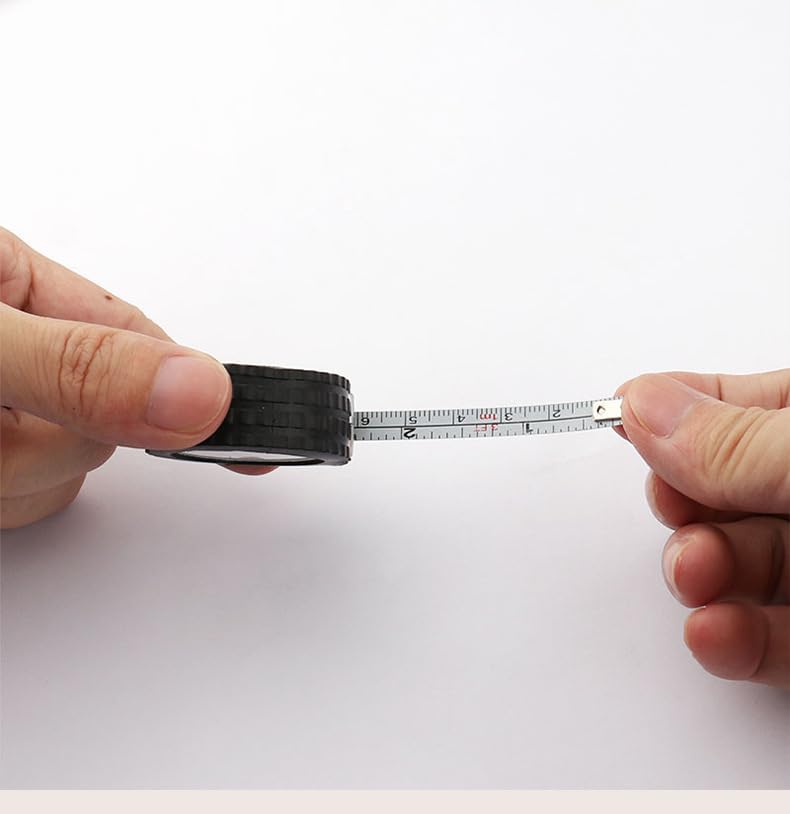 30 Pack Sublimation Blank Keyring Measuring Tape Sewing Measure 1M/39.3 Inch Long with Keychains Aluminium Parts for DIY Heat Transfer Print