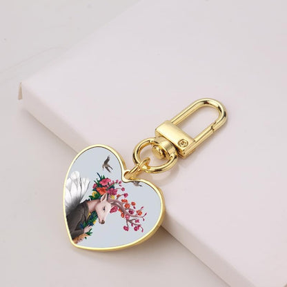 SCCFMM 40pcs Metal Sublimation Rotate Keychain Sublimation Blanks Bulk for Keychains, Sublimation Ornament Blanks for Heat Press Printing,DIY Handmade Crafts Sublimation Keychains