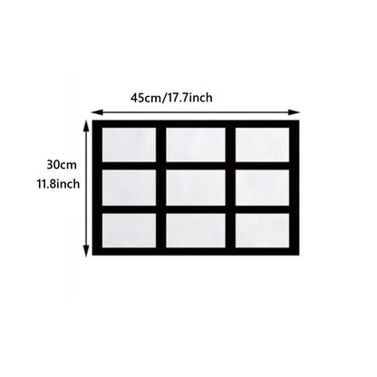 30 Pieces Sublimation Blank 9 Panel Placemats Wedding Party Linen Cotton DIY Heat Transfer Print Placemat Dining Table Place Mat for Kitchen Table