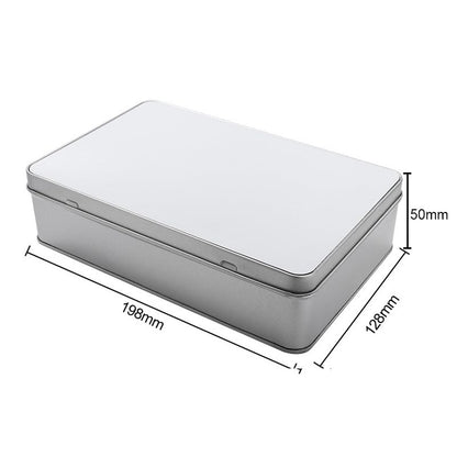 5 Pieces Sublimation Blank Metal Candy Tin Box with Lid Metal Trinket Tins Container Rectangle Shape for DIY Heat Transfer Print