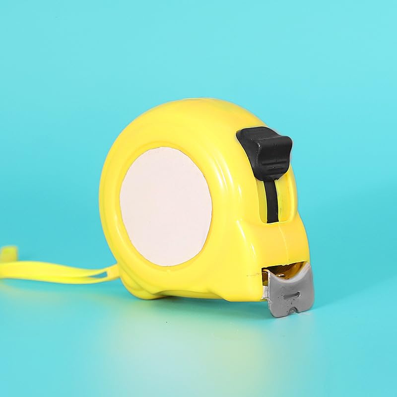 5 Pack Sublimation Blank Measuring Tape Sewing Measure 5M/196.8 Inch Long with Aluminium Parts DIY Heat Transfer Print Ideal for DAD Father's Day