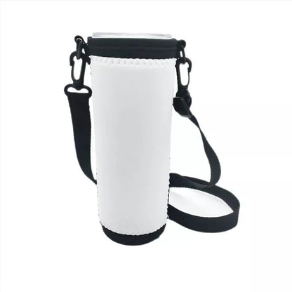SCCFMM 5 pack Sublimation blanks Neoprene Water Bottle Bag Carrier, 20oz cup sleeve,Insulated Neoprene cup case,Diy Heat Transfer Print ideal for diameter 60mm-90mm cup