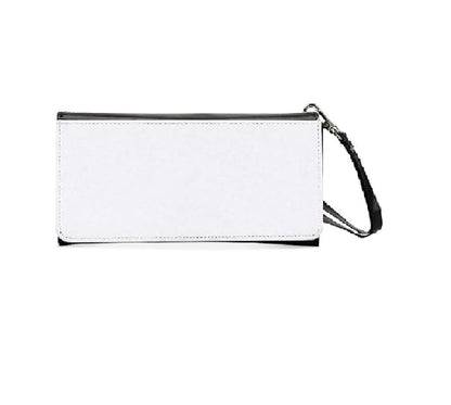 5 PiecesSublimation Blank Long Wallet, Fashion Ladies PU Leather Wallets, Heat Transfer Large Capacity Secure Buckle Leather Clutch Wallet, DIY Craft Long Purse for Women Girl Gift