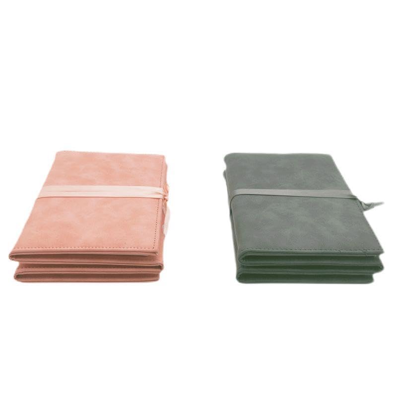 SCCFMM 4 Pack Sublimation Blanks Photo Album Creative 4 * 6 inch PU Leather Folding Photo Frame for 4 Photos DIY Heat Press Print