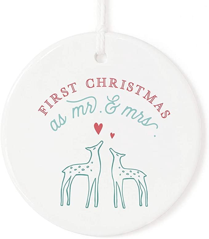 30Pcs Sublimation Blank Ceramic Ornaments Pendant Bulk Ceramic Discs Ornament for DIY Heat Press Printing White Round Porcelain Personalized Xmas Tree Ornament Keepsake Crafts Gift