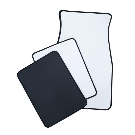 Sublimation Blank Neoprene Car Seat Cover and Car Mats Personalized Sublimation Mats Comfortable Car Floor Cushion Universal Fit 1 Set 4 pcs