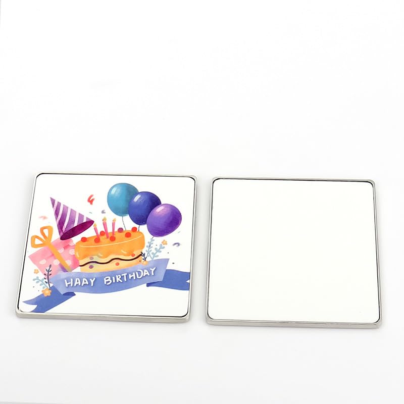 15 Pack Sublimation Magnet Blanks Metal Refrigerator Magnets - Zinc Alloy Personalized DIY Heat Transfer Print Fridge Magnet Sublimation Blanks Products for Kitchen Office Decorative
