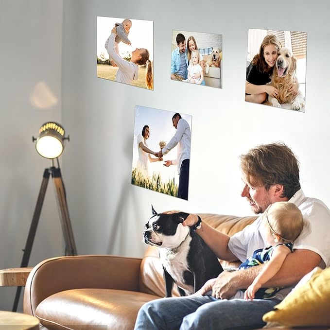 20 Pieces Sublimation Blank 0.45mm 8 * 12inch Thickness White Aluminum Photo Sign Metal Blank Photo Board Sublimation Picture Panel Wall Art Aluminum Plate for DIY Heat Transfer Printing