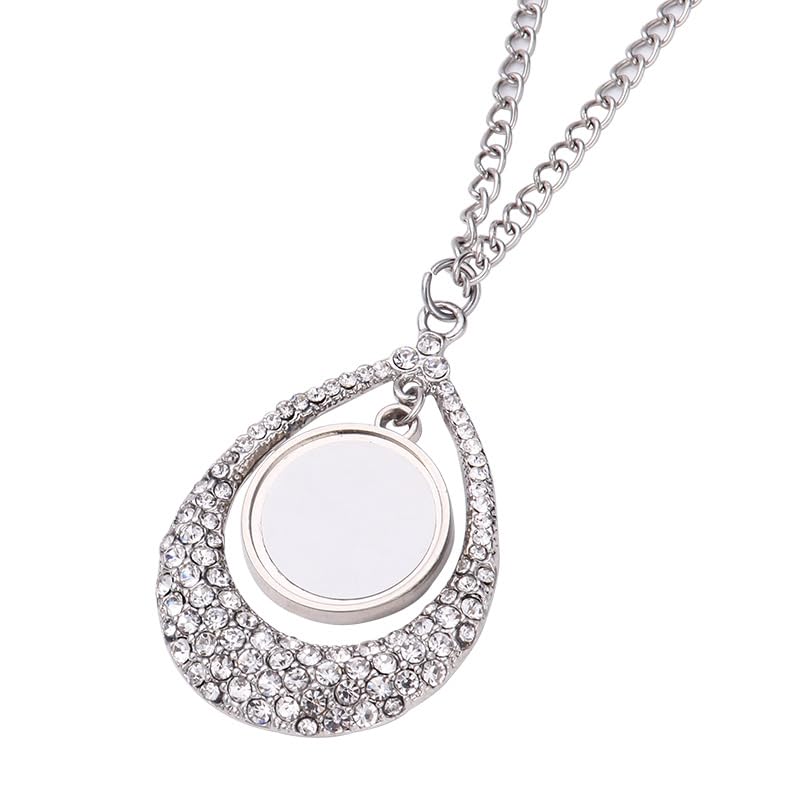 20pcs Sublimation Blank Necklace with Chain Set Blank Necklace Rhinestone Wing Shape Bezel Pendant Tray, 10 styles Sublimation Sheet, Tape Charms Ornament for DIY Heat Transfer Print