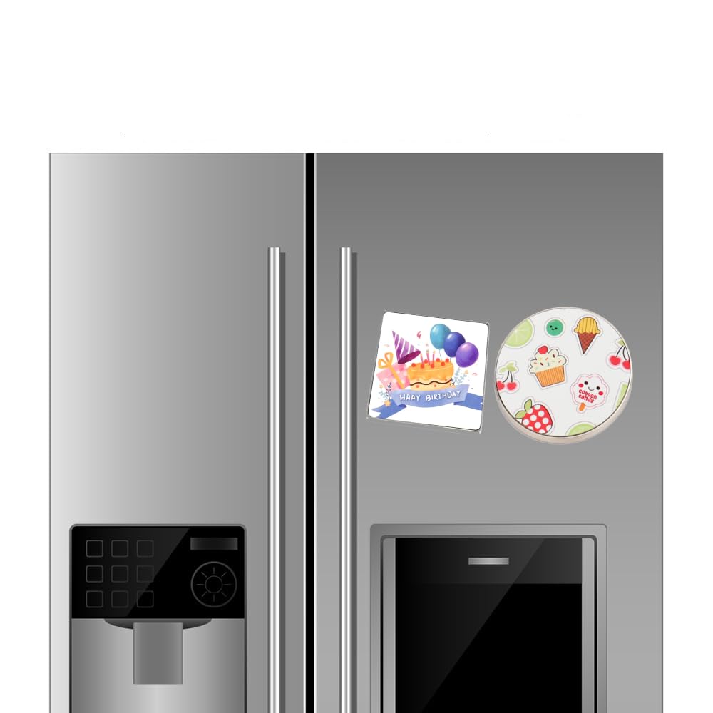 15 Pack Sublimation Magnet Blanks Metal Refrigerator Magnets - Zinc Alloy Personalized DIY Heat Transfer Print Fridge Magnet Sublimation Blanks Products for Kitchen Office Decorative
