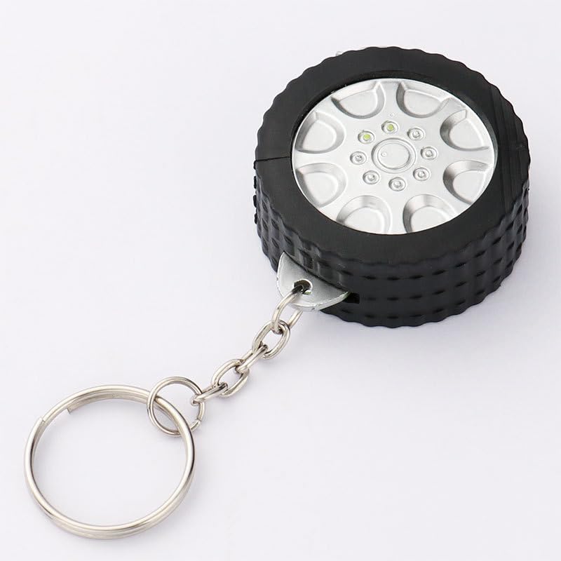 30 Pack Sublimation Blank Keyring Measuring Tape Sewing Measure 1M/39.3 Inch Long with Keychains Aluminium Parts for DIY Heat Transfer Print