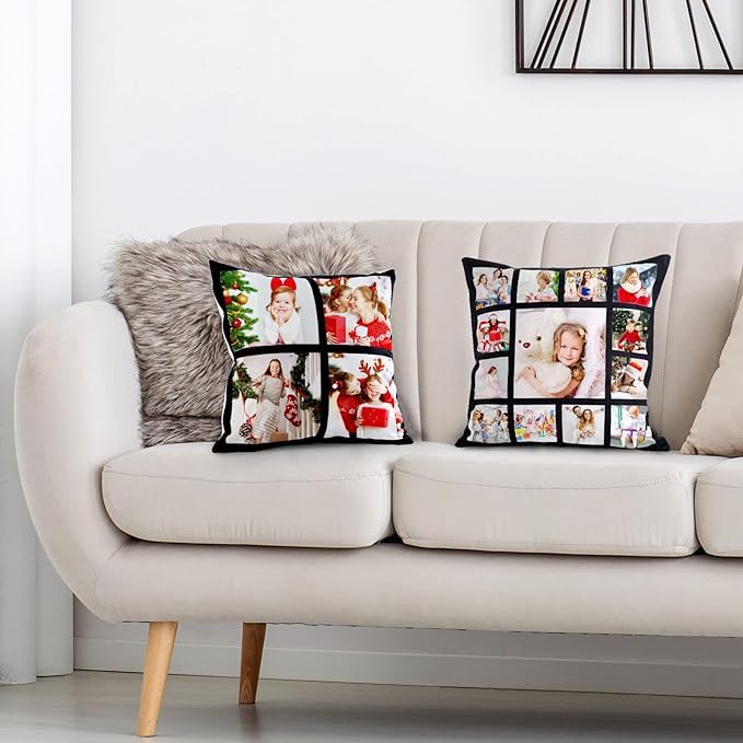 20 Pieces Sublimation Pillow Case Covers Blank Polyester Throw Pillow Covers 15.7 x 15.7 Inch DIY Heat Transfer Pillow Covers with Zipper for Sublimation Printing Couch No Pillow Insert (Z8-1)