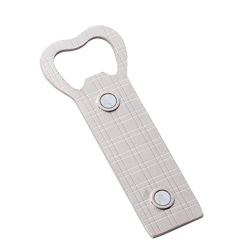 30 Pcs Sublimation Blanks Metal Bottle Opener With Fridge Magnet Beer Bottle Opener DIY Heat Transfer Metal Refrigerator Magnet for Wedding Party Bar Kitchen Restaurant