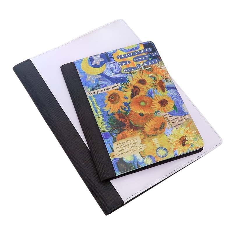 5 Pcs A5 Sublimation Blank Canvas Notebook Journal 30 Pages - Canvas Cover Notebooks for Note Taking Plan Making Diary Writing - School Office Supplies