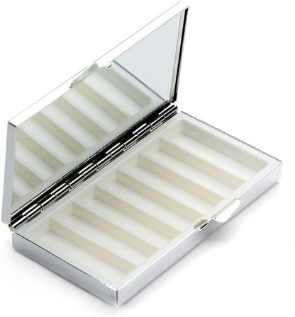 20pcs Sublimation Blank Pill Box Metal Rectangle 7 Compartment Medicine Pill Case One Week,DIY Heat Transfer Print Portable Pocket or Purse Pill Box Unique Gift